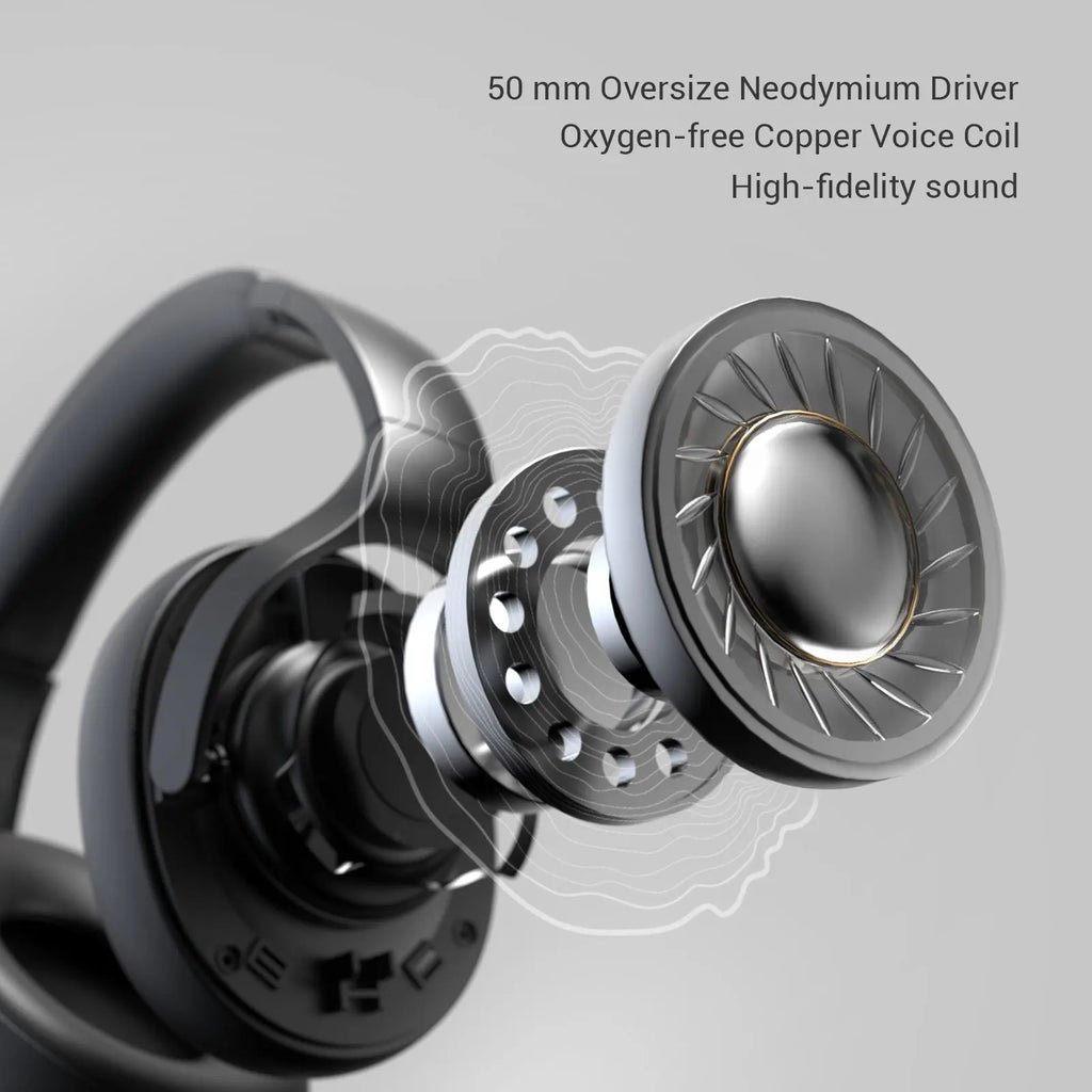 EKSA - E4 Gaming Headset with Microphone, 3.5mm Wired Headset Gamer, Dual Chamber Drivers Stereo Earphones, for PC/PS4/PS5/Xbox