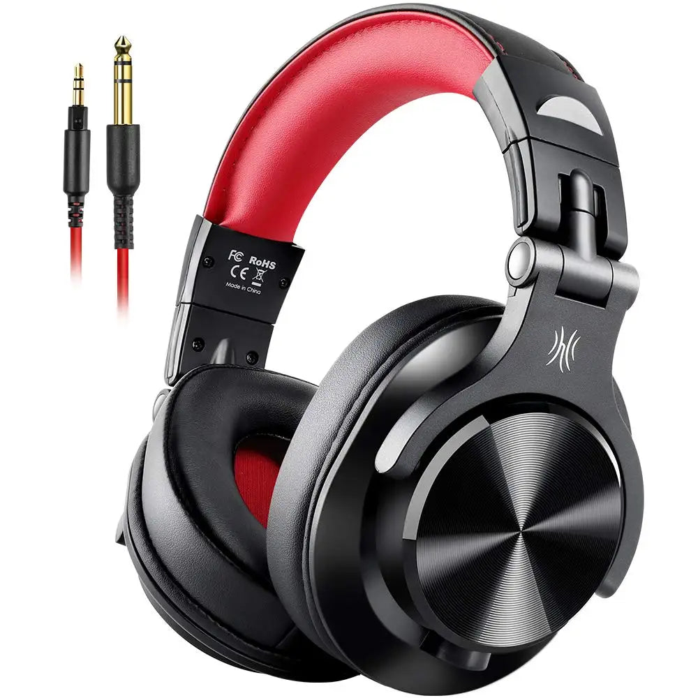 Oneodio Wired Over Ear Headphone With Mic Studio DJ Headphones Professional Monitor Recording & Mixing Headset For Gaming