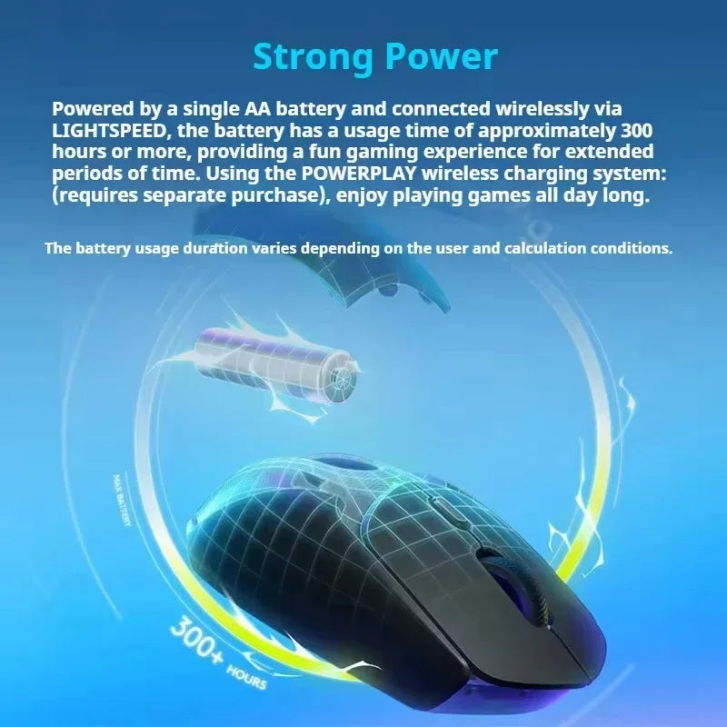 Logitech G309 LIGHTSPEED Bluetooth 2.4GHz Lightweight Portable Rechargeable 25600DPI Ergonomic Design Mouse for PC Laptop Office