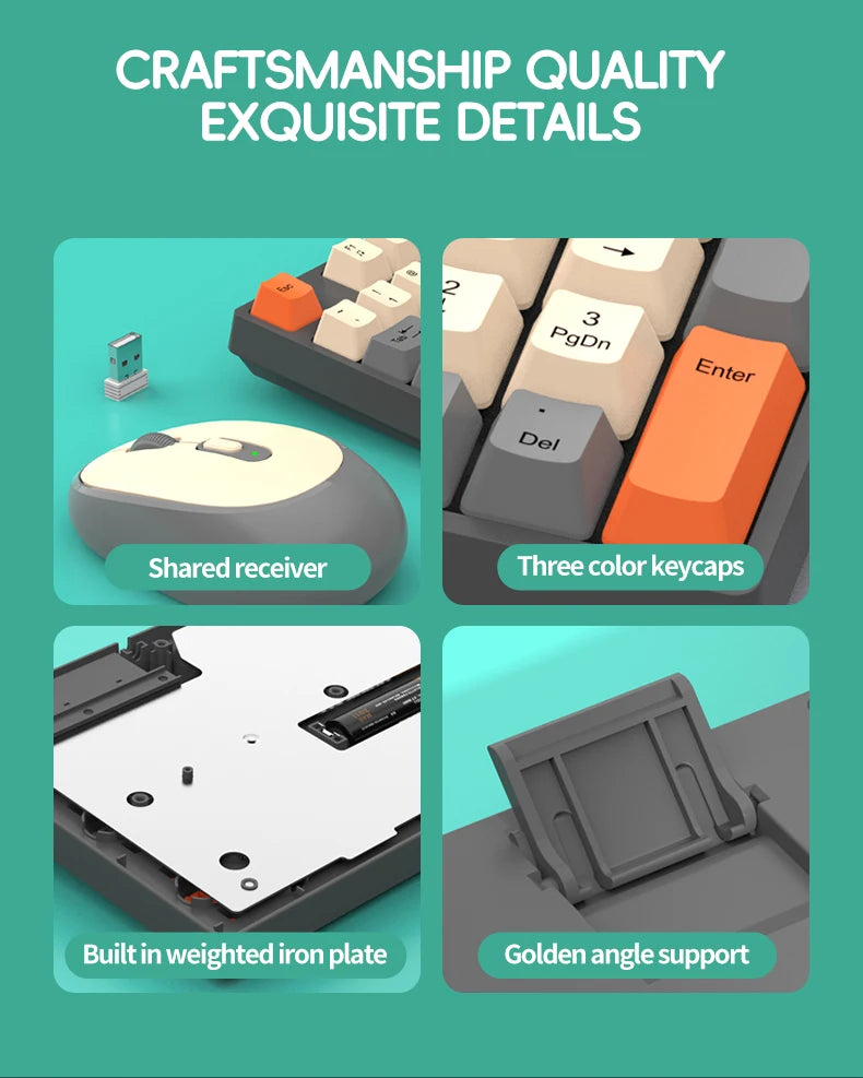 Unsharkable & Shipadoo Keyboard Gaming Wireless Laptop Desktops PC Computer Office Accessories Free wireless mouse With Numpad