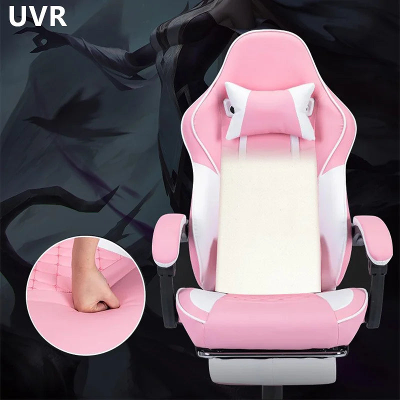 UVR Professional Gaming Computer Chair Home Leisure Reclining Office Chair Ergonomic Design Backrest Armchair Office Furniture