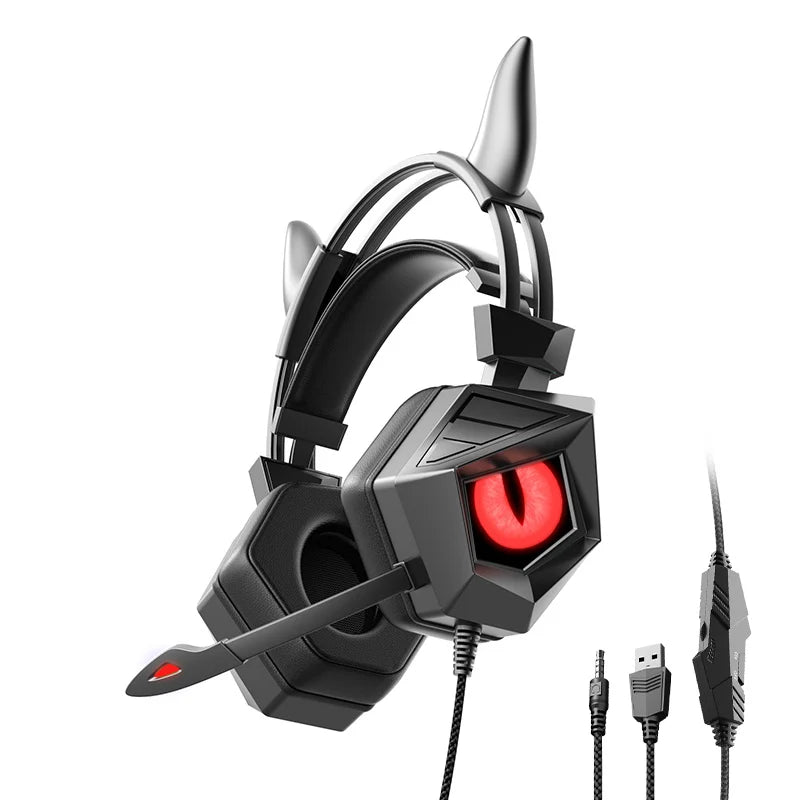 New For Sooyn Portable Audio gaming headsets wired with mic Boys only Cool powerful domineering frequency precision SY-G15 LZ-7