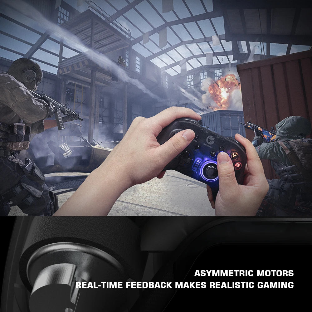 GameSir T4 Pro 2.4G Wireless Mobile Controller Bluetooth Gamepad with 6-axis Gyro for Nintendo Switch Android iPhone PC Joystick