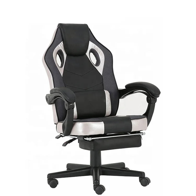 Office Chairs Furniture From China High Back Leather Fashion Black Red White Blue Metal Gaming Chair
