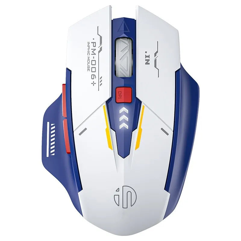 Inphic F9 Silent Wireless Mouse Rechargeable Battery Level Display For Computer PC Laptop Office Gaming Mouse
