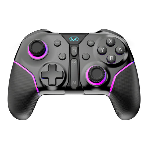 Gamepad for Switch, OLED, Lite, PC, iOS, Android, Aounion SKT-7048 Controller with RGB ,Bluetooth, Virbration, Turbo