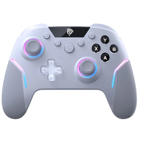 EasySMX X20 Wireless Gamepad Enhanced Controller Compatible with PC/NS/TV/Phone/Laptop, Hall Micro Triggers Joystick RGB Effect