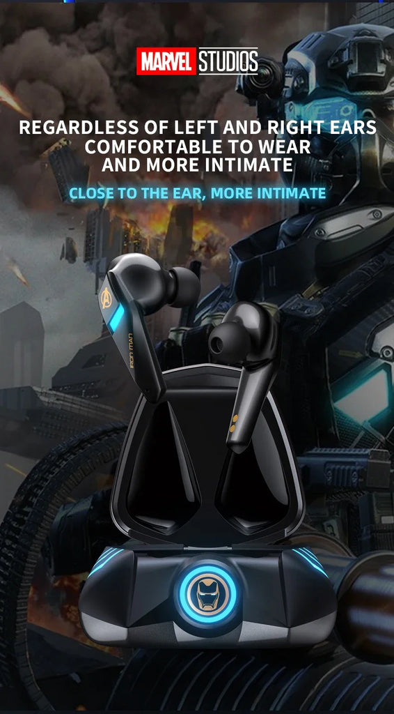 Disney Original Earbuds BTMV15 Wireless Earphones Bluetooth Noise Reduction Sports Gaming Waterproof Headset Long Battery Life