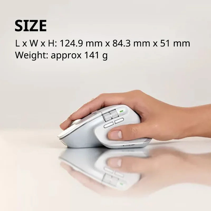 Logitech MX Master 3S Bluetooth Wireless Mouse Bluetooth 2.4G Low Noise Ergonomic Design Mouse For Laptop Gaming Accessoires