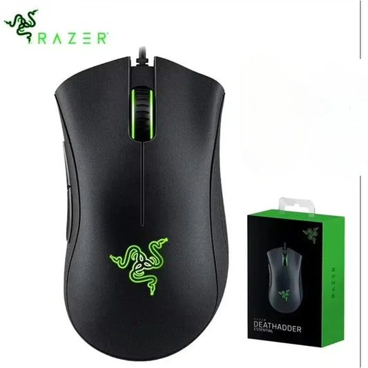 Razer DeathAdder Essential Wired Gaming Mouse / Wired Mice 6400DPI 5 Independently Buttons For Laptop PC Gamer