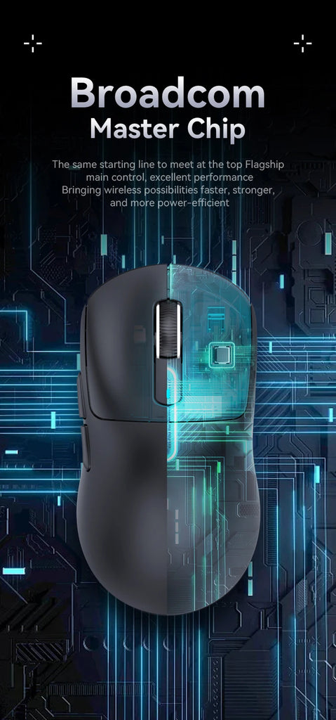 Attack Shark X3 Wireless Mouse,PixArt PAW3395 26K DPI  1K/4K Lightweight Mouse ,Tri-Mode Macro Gaming Mouse,Laptop/win/mac