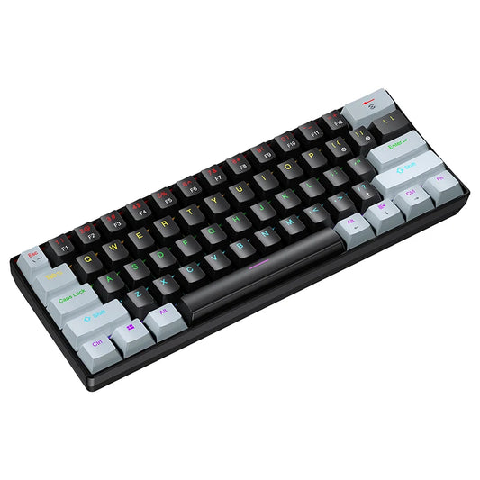 K61 61-keys Wired Mechanical Keyboard,Type-C Interface,Desktop Computers, Laptops